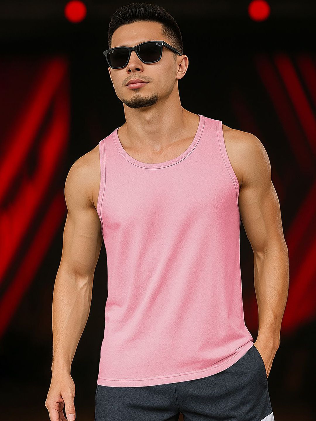 BEING WANTED Men Round Neck Innerwear Vest-picture-52