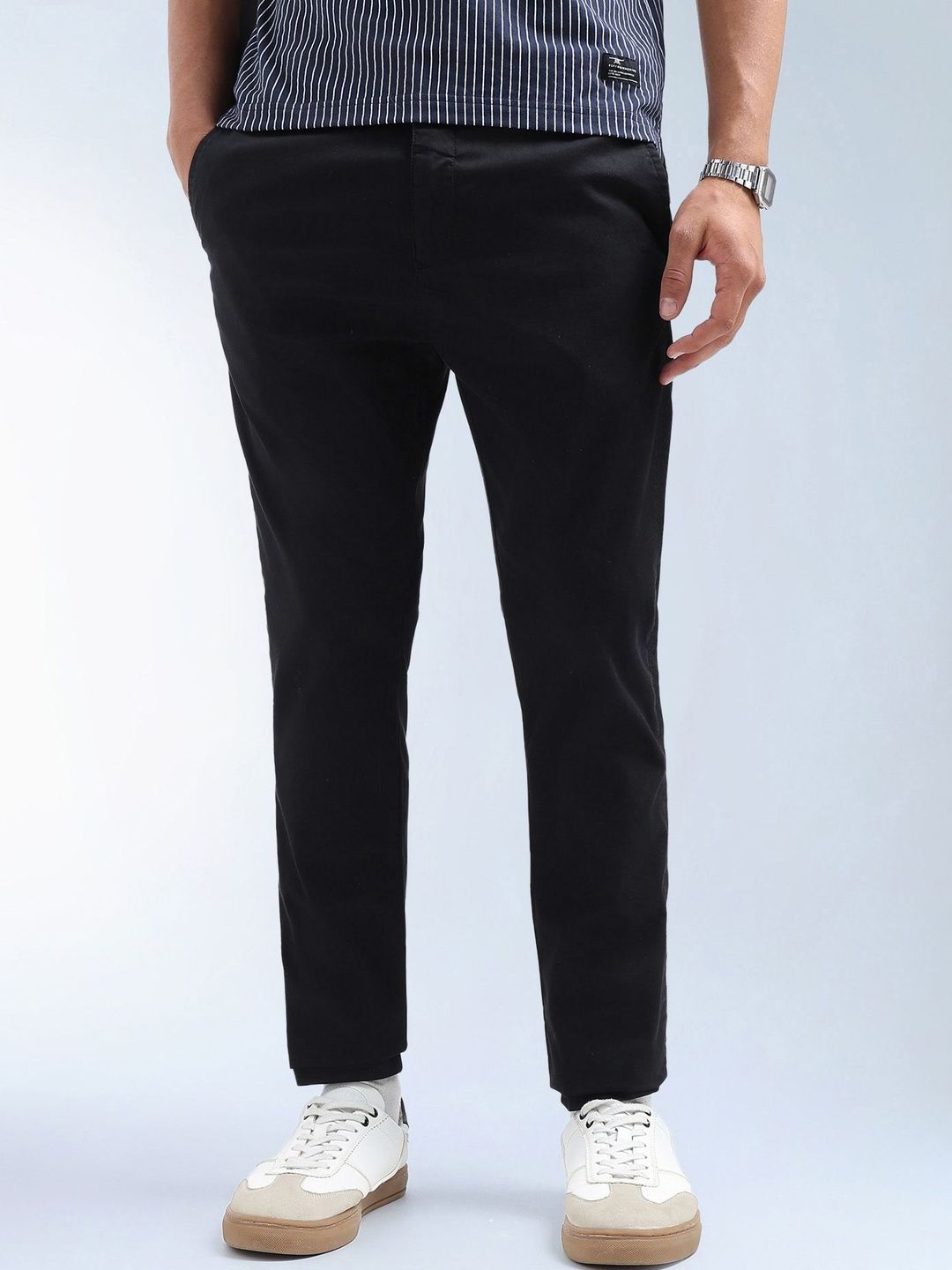 Flying Machine Men Tapered Fit Chinos Trousers-picture-39