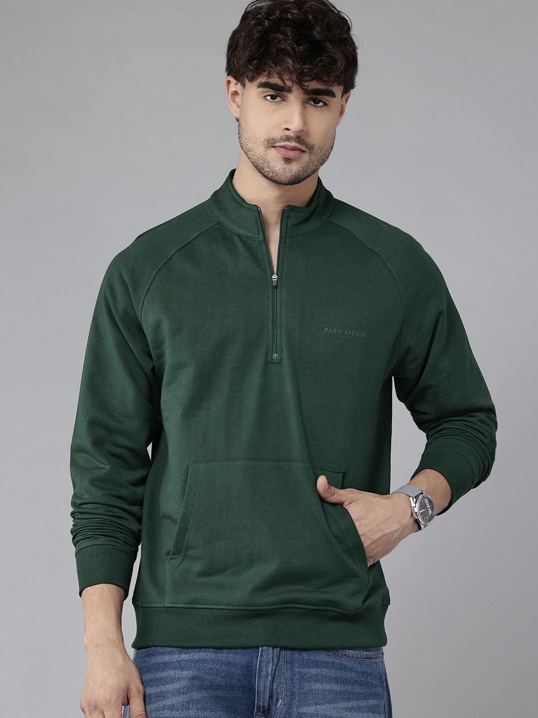 Park Avenue Solid Mock Collar Pullover-picture-31