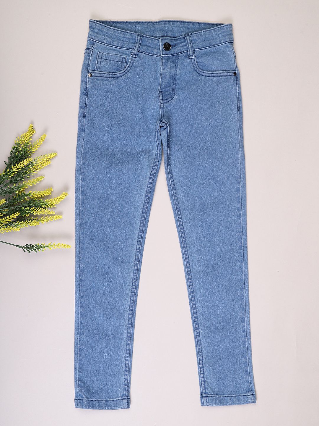 V-Mart Girls Regular Fit Mid-Rise Stretchable Jeans-picture-16