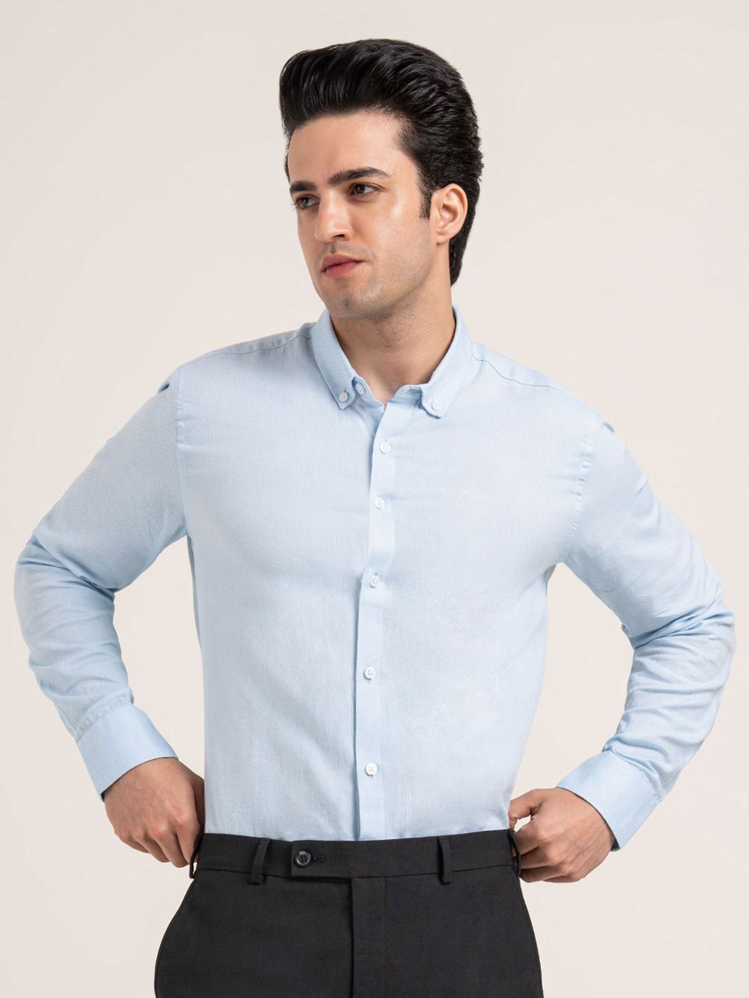 Red Tape Men Solid Button-Down Collar Pure Cotton Everyday Casual Comfort Formal Shirt-picture-36