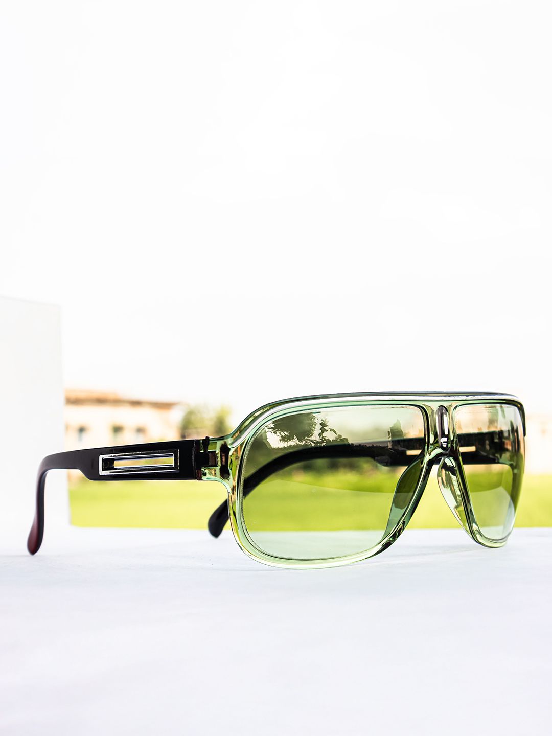 Jiebo Unisex Square Sunglasses with UV Protected Lens LED09-picture-21