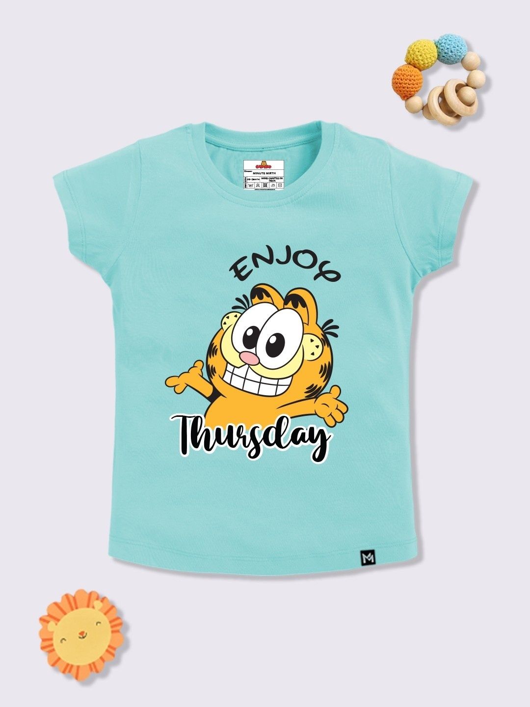 YK X Minute Mirth Garfield Graphic Printed Top-picture-12