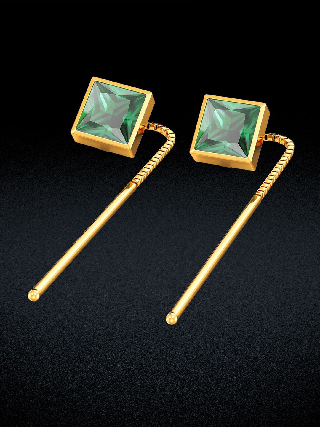 Joyalukkas 22Kt Gold Fish Hook Earwire Earring-picture-21
