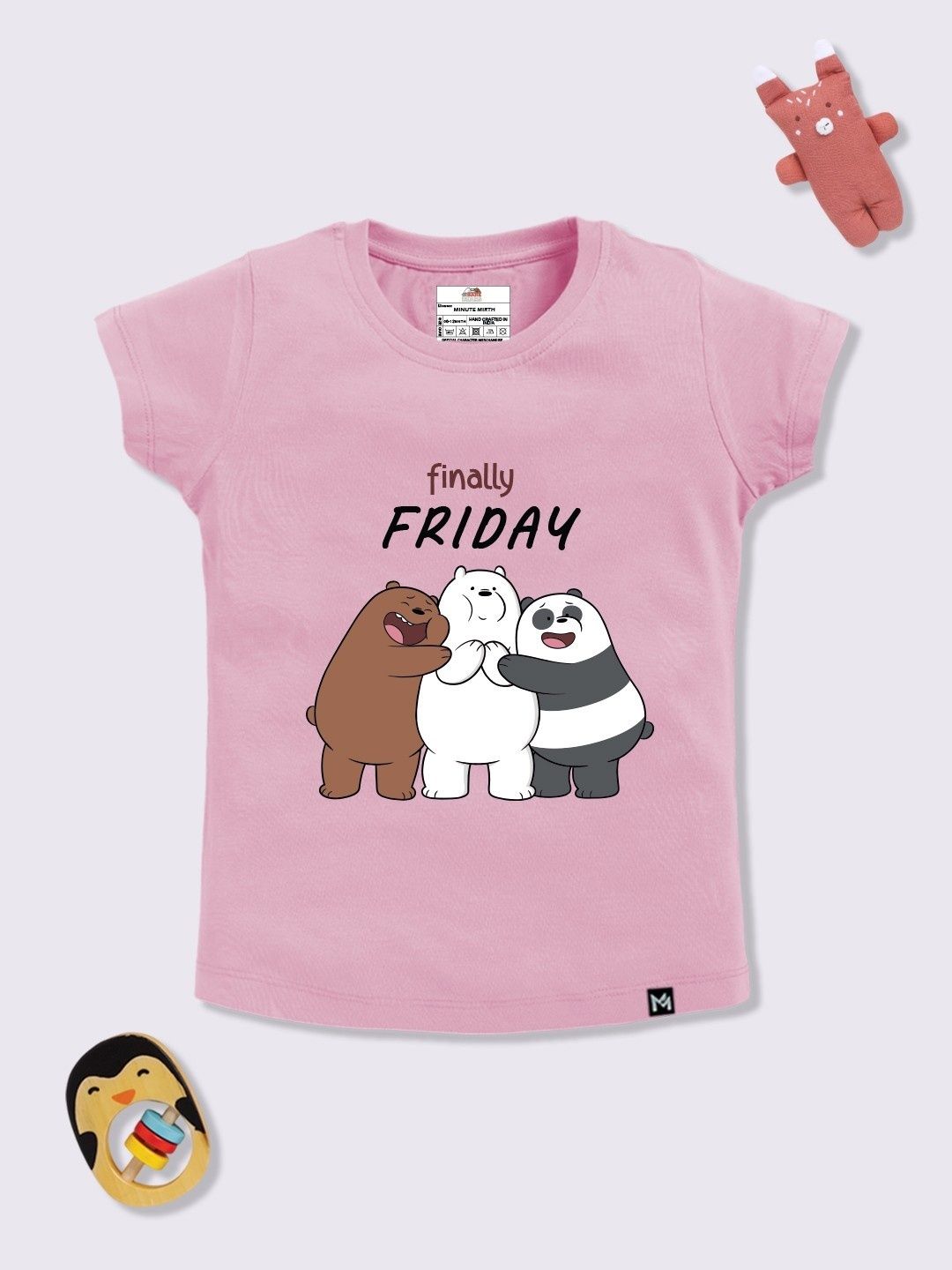 YK X Minute Mirth We Bare Bears Graphic Printed Top-picture-10
