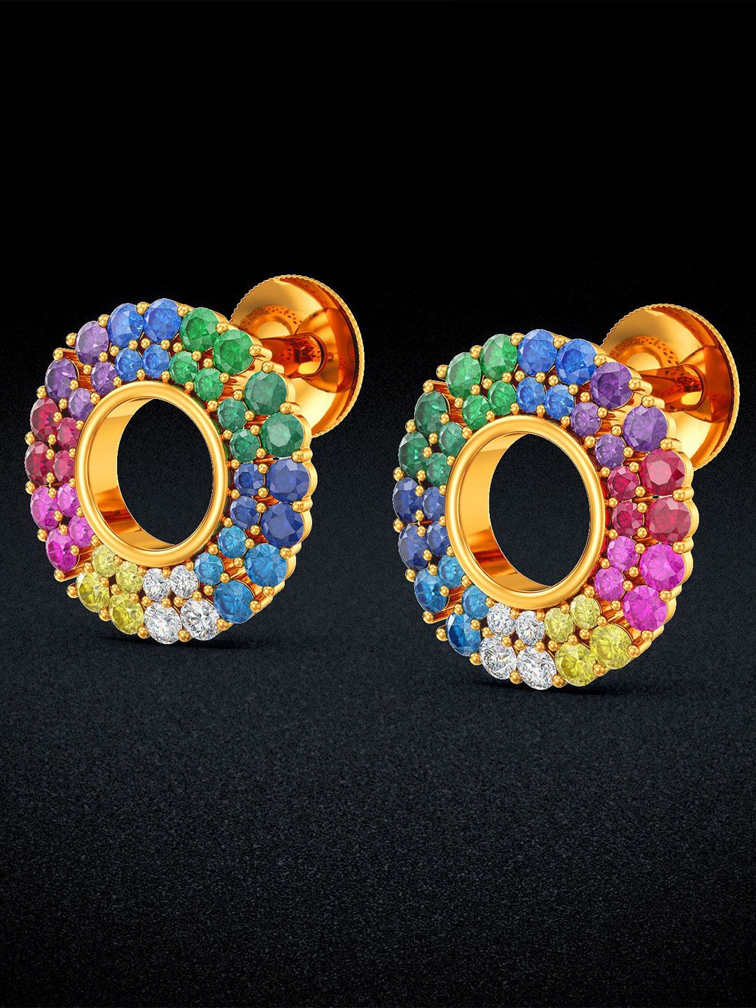 Joyalukkas 22Kt Gold Stud Earring - 2.677 g-picture-32
