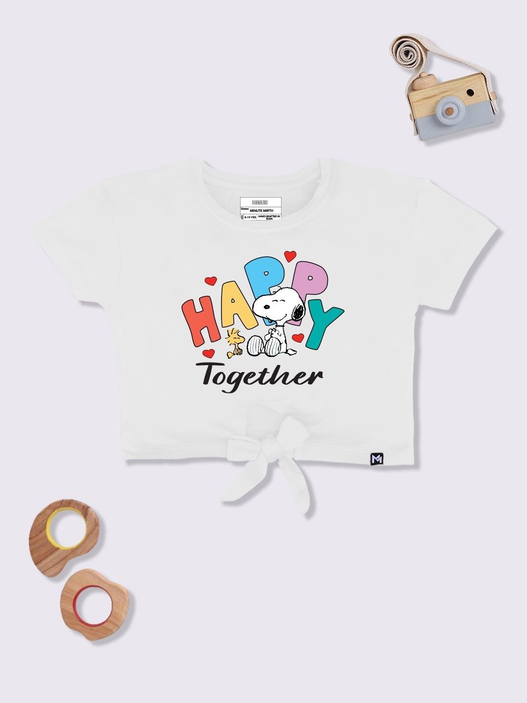 YK X Minute Mirth Peanuts Graphic Printed Crop Top-picture-38