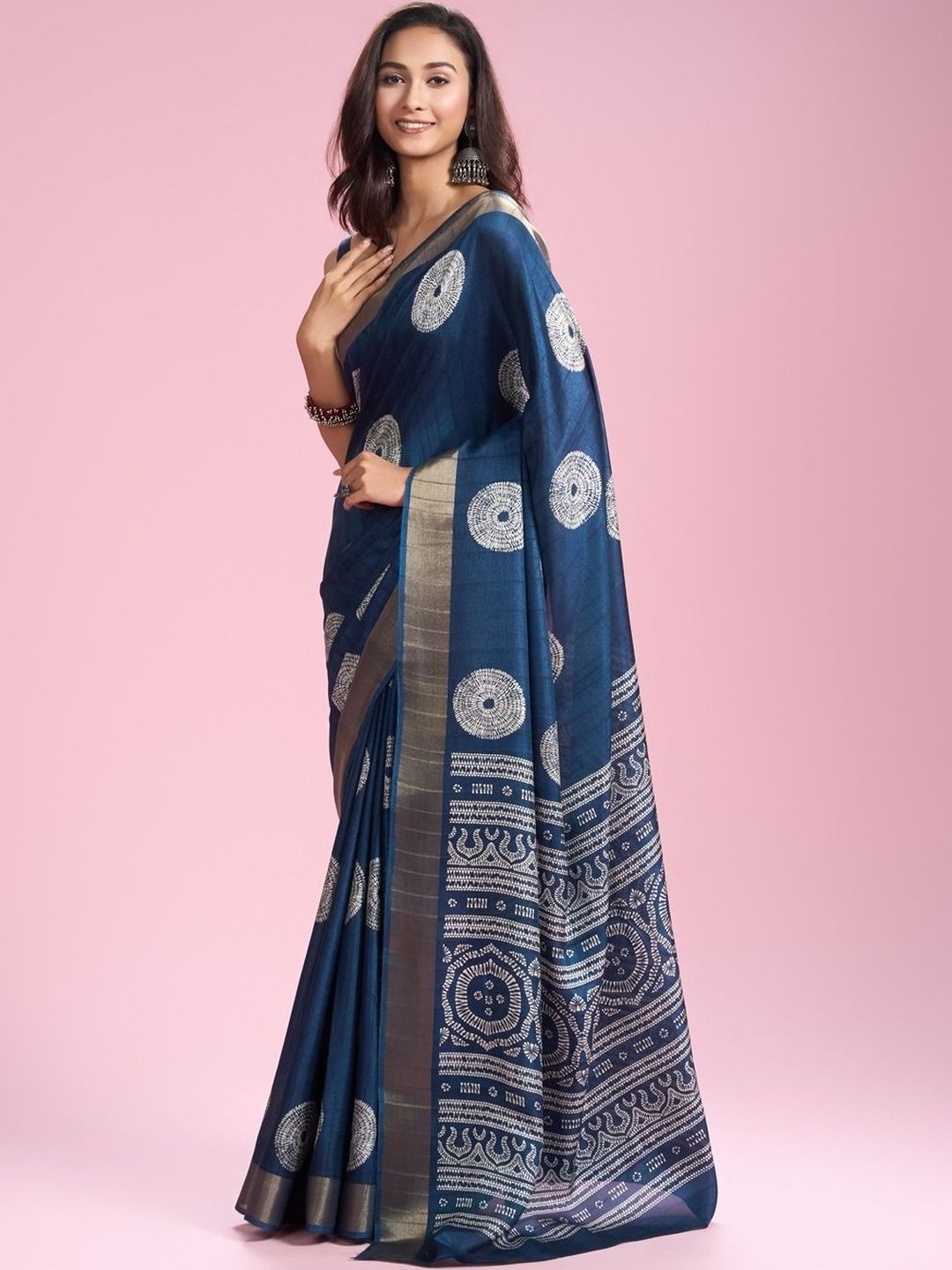 MOHEY Women Ethnic Motifs Saree-image-13