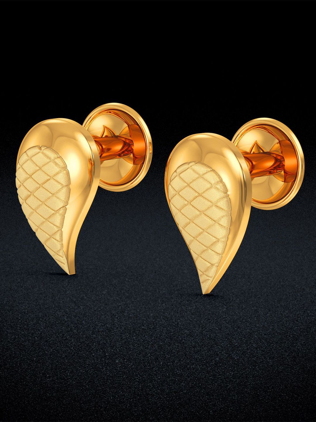 Joyalukkas Women 22Kt Gold Stud Earring - 1.318 g-picture-2