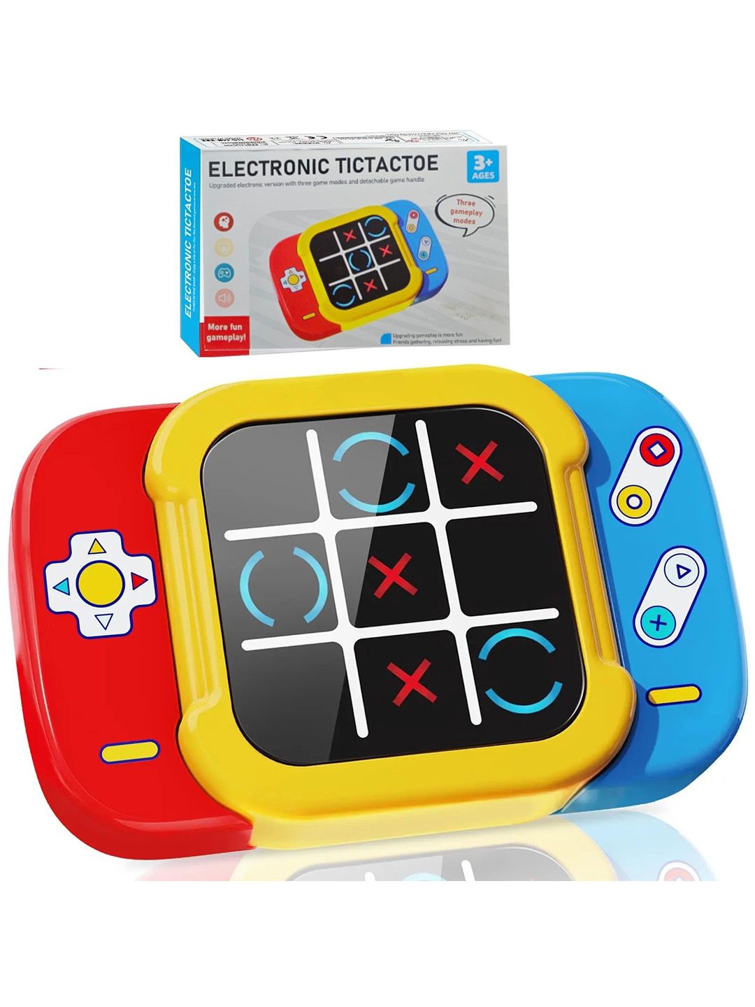 ADKD Electronic Handheld Tic Tac Toe Game With 4 Game Modes-image-8