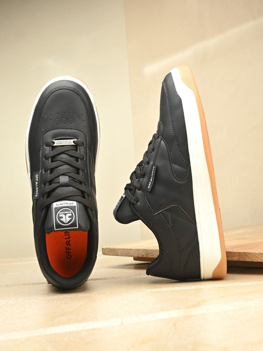 OFF LIMITS Tribe X" Men Textured Lace-Ups Laser Cuts Sneakers-picture-17