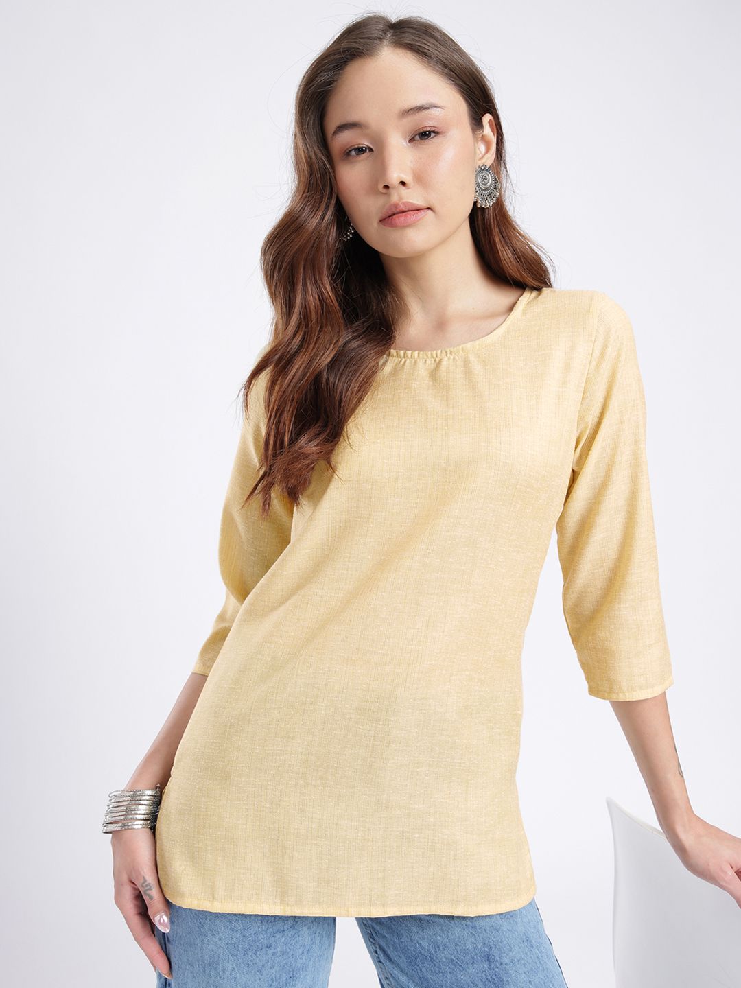 Anouk Rustic Striped Straight Kurti-picture-19