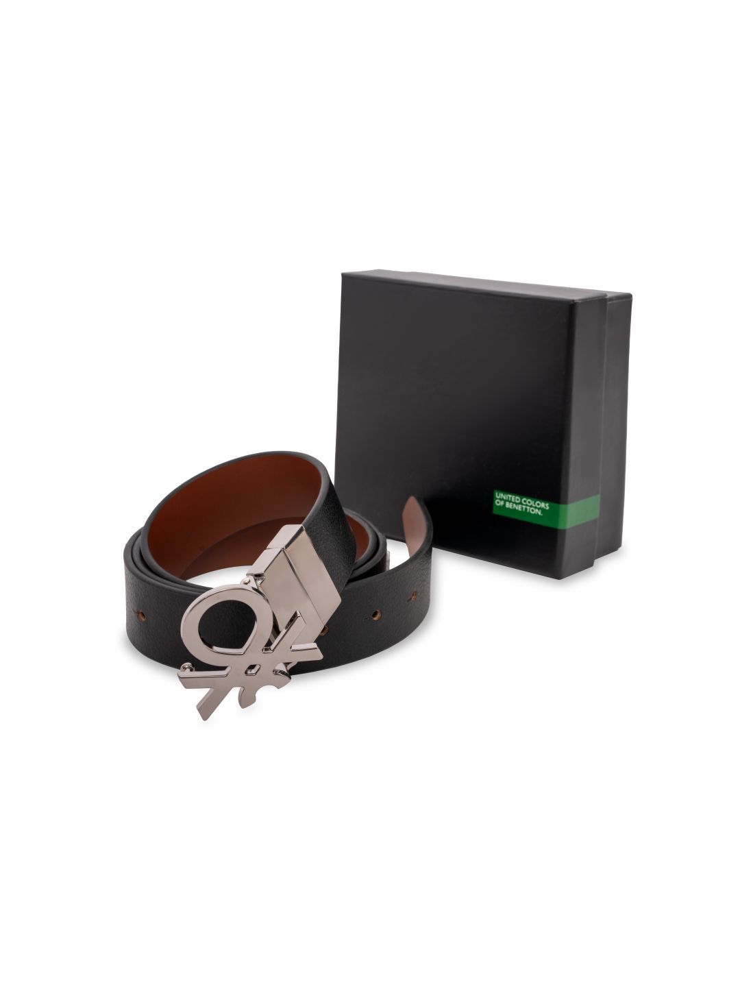 United Colors of Benetton Men Leather Reversible Formal Belt-image-18