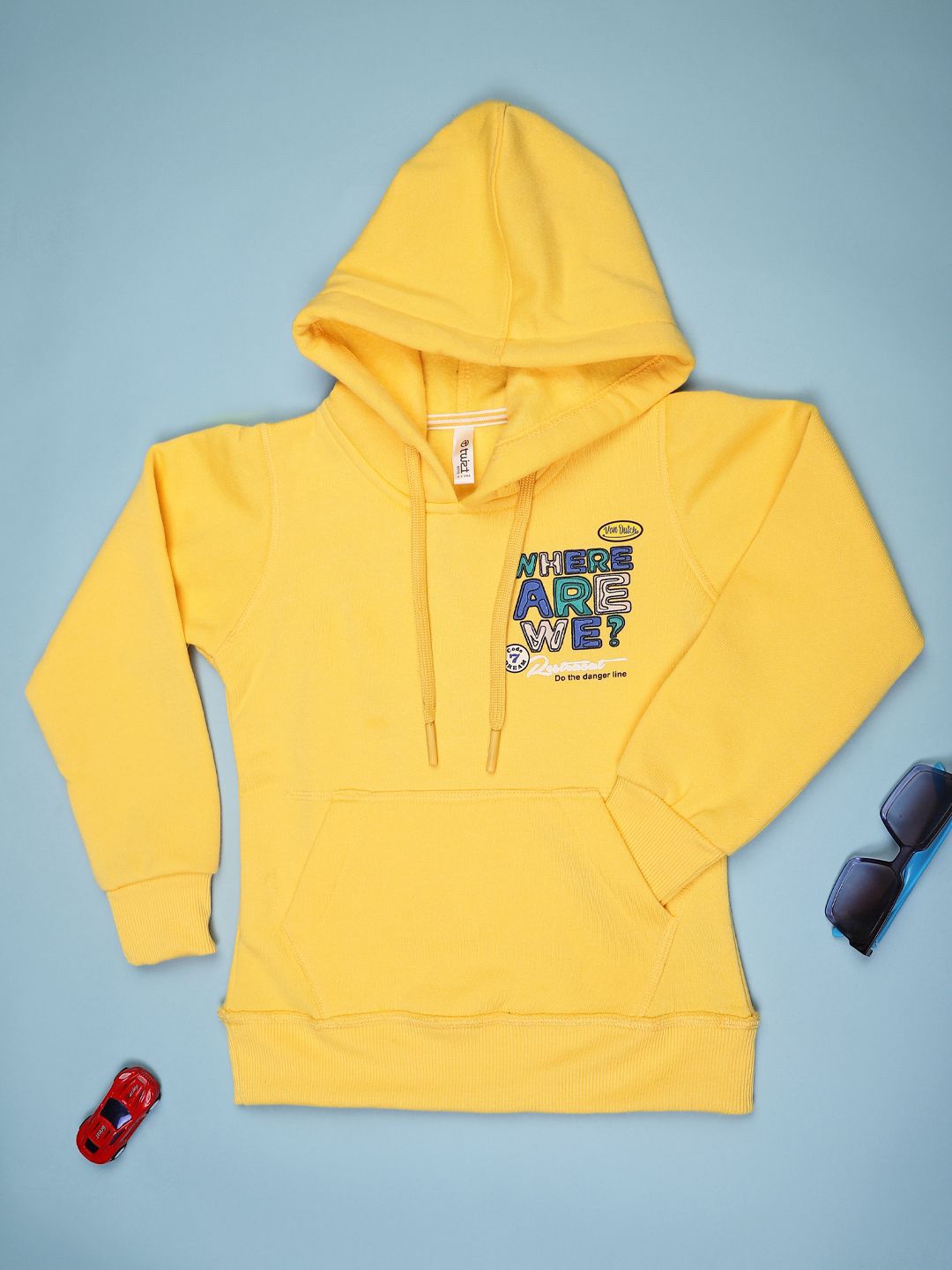 V-Mart Boys Graphic Printed Hooded Long Sleeves Pullover Sweatshirt-picture-31