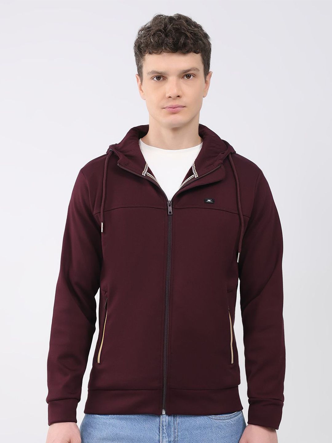 Monte Carlo Men Hooded Long Sleeves Front-Open Sweatshirt-image-40