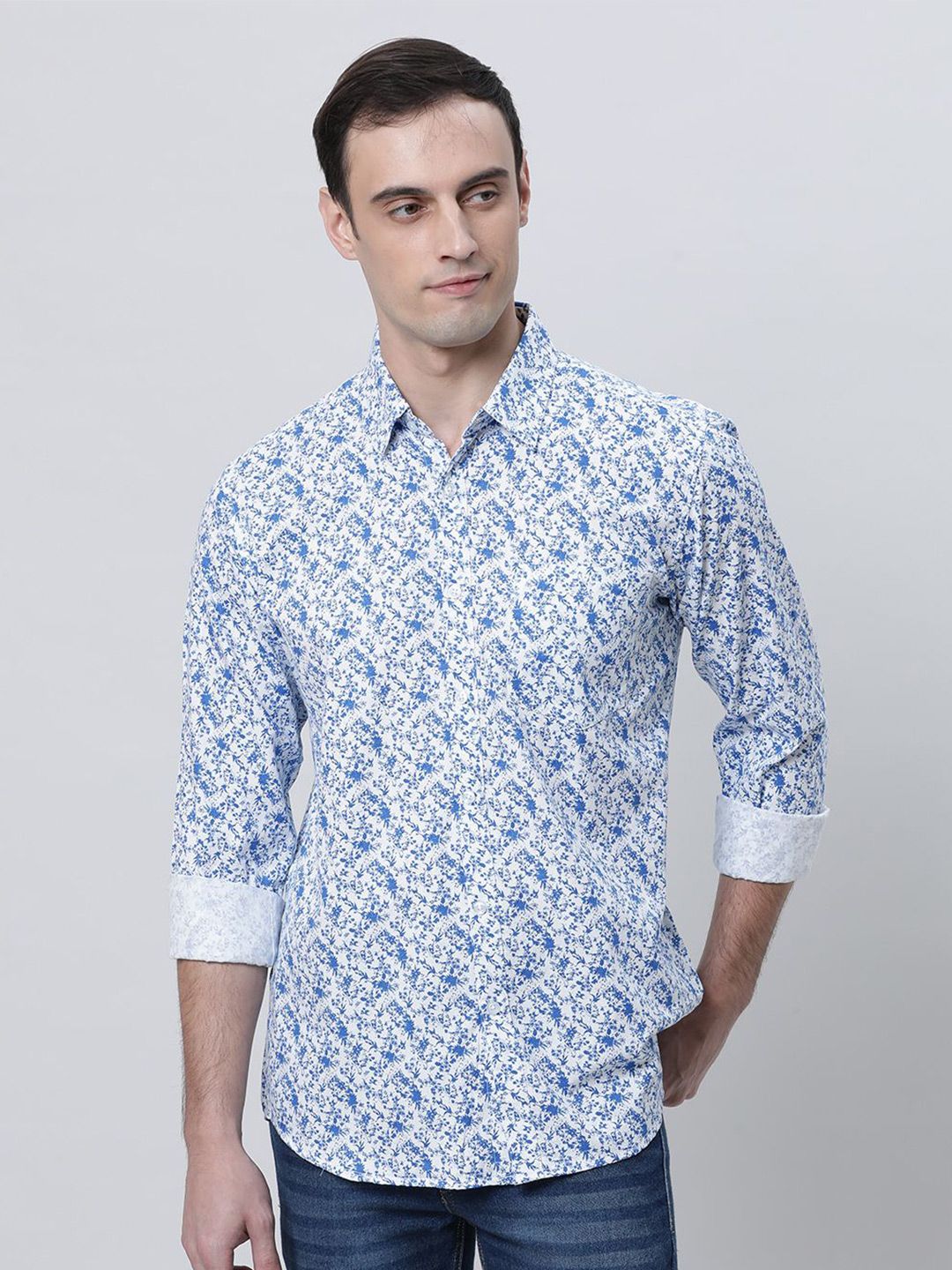 THE SOUL PATROL Men Smart Slim Fit Printed Cotton Casual Shirt-image-47