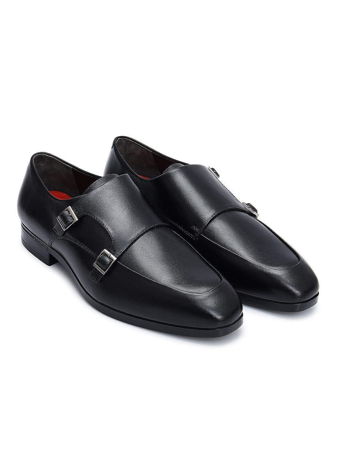 ROSSO BRUNELLO Men Leather Formal Monk Shoes-picture-40