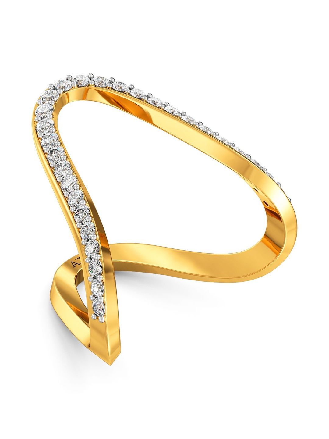 Joyalukkas 22Kt Gold Regal Vanki Crown Finger Ring - 3.428 g-picture-19