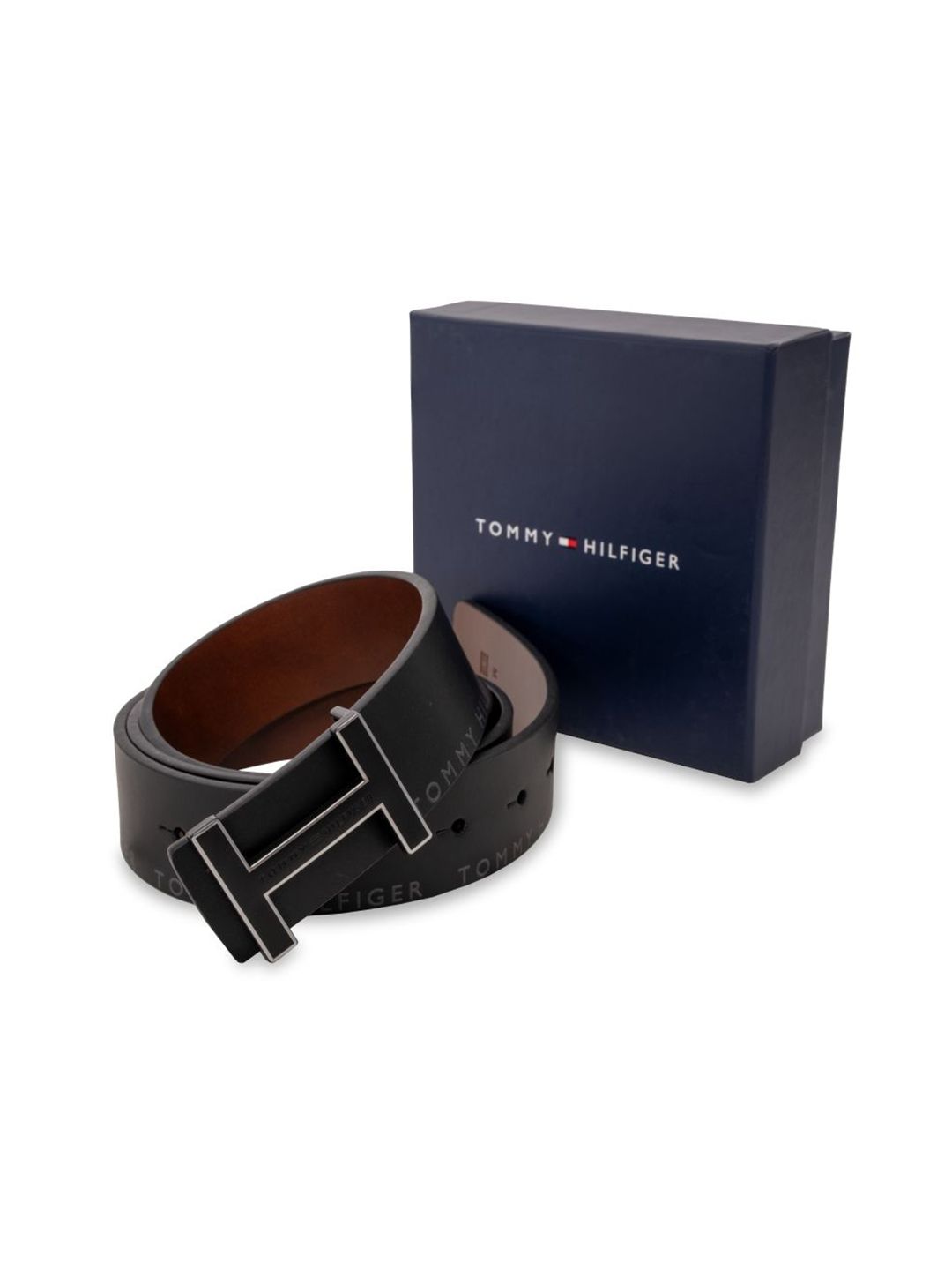 Tommy Hilfiger Men Solid Leather Reversible Slim Formal Belt-picture-22