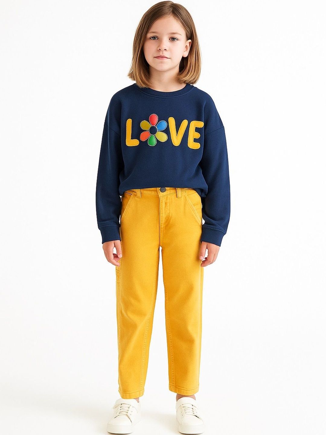 GUTI Girls Flared Low-Rise Stretchable Jeans-picture-49