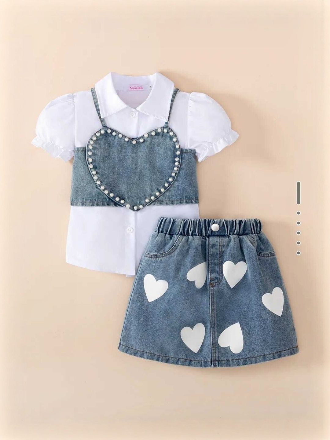 I NAINA DRESSES Girls Embellished Top with Shorts-picture-55