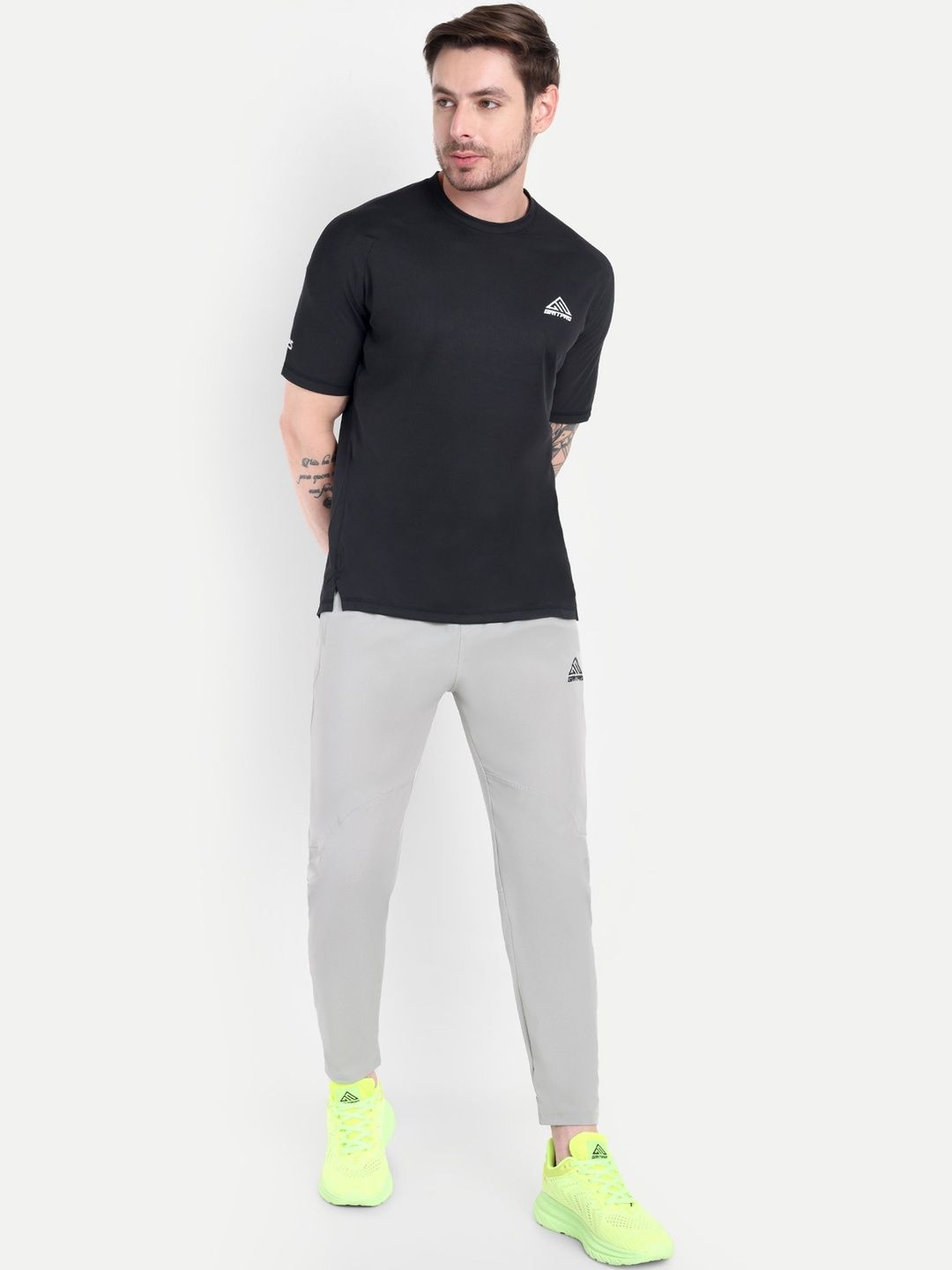 GRITPRO Men Mid-Rise Regular Fit Track Pants-image-8