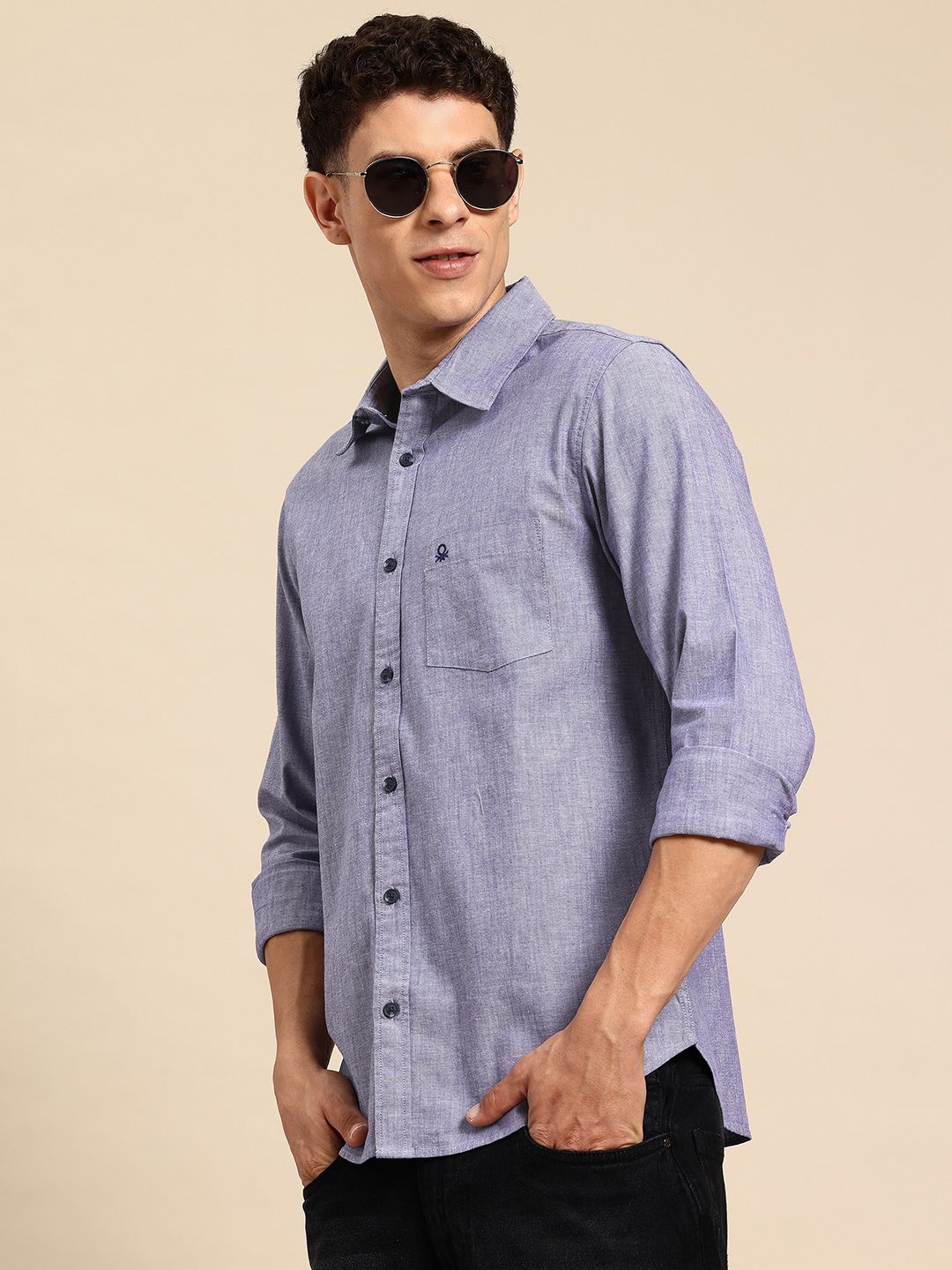 United Colors of Benetton Spread Collar Casual Shirt-picture-19