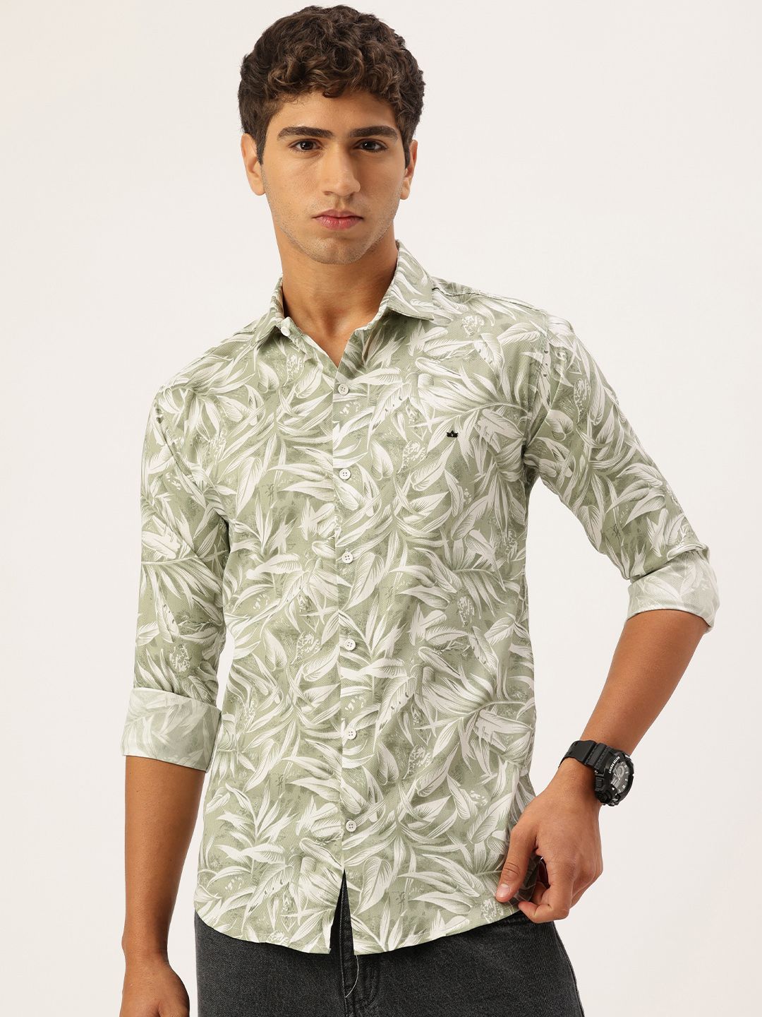 FIFTY TWO Tropical Printed Casual Shirt-picture-12
