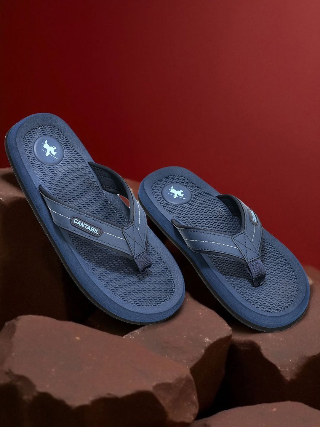 Cantabil Men Solid Lightweight & Comfortable Slip On Casual Thong Flip Flop-picture-23