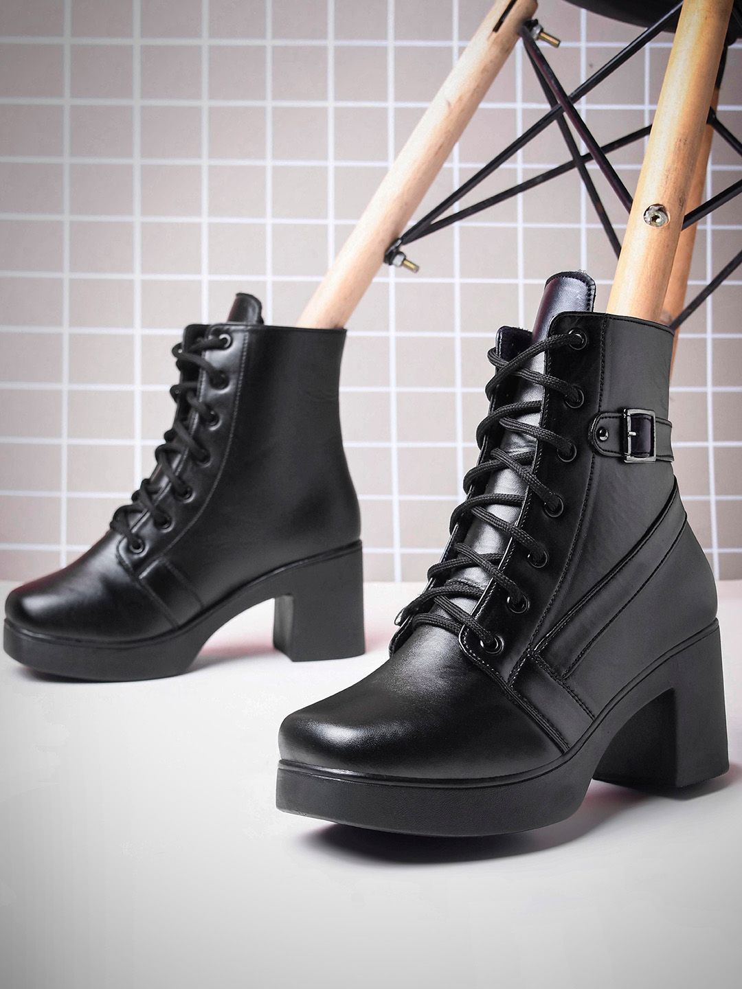 JM Looks Women Round Toe Regular Boots-image-40