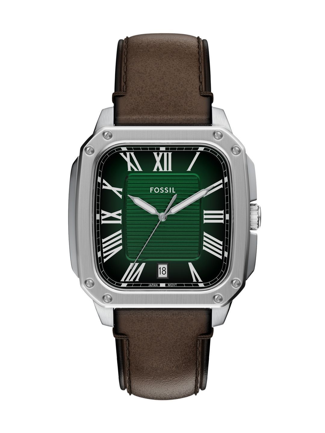 Fossil Crosby Men Brass Dial & Leather Straps Analogue Watch FS6150-picture-46