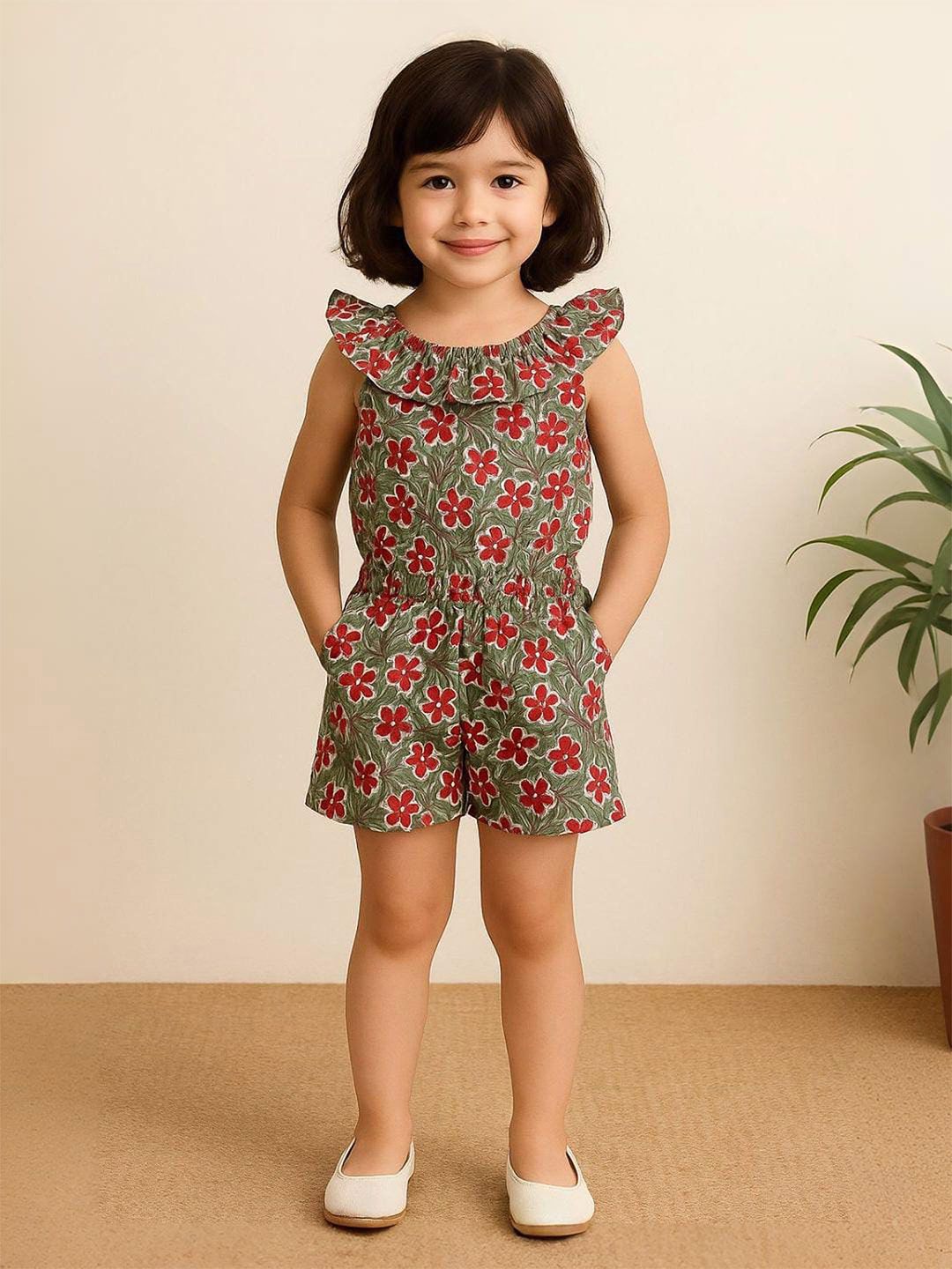 Urban Birdie Girls Printed Jumpsuit-picture-20