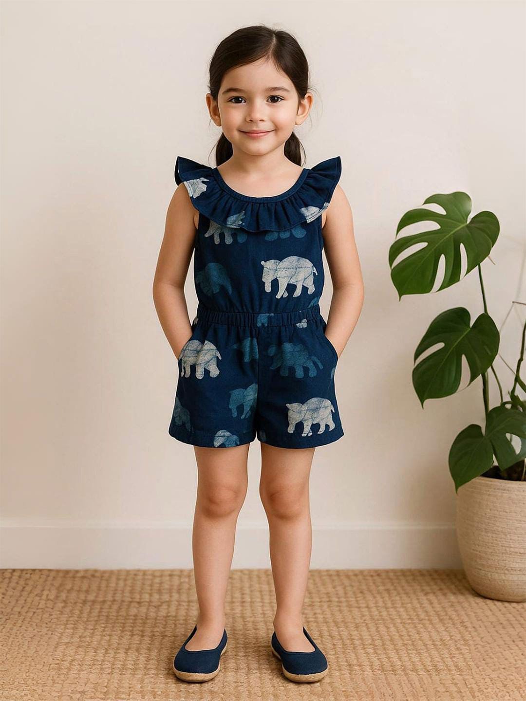 Urban Birdie Girls Printed Jumpsuit-picture-55