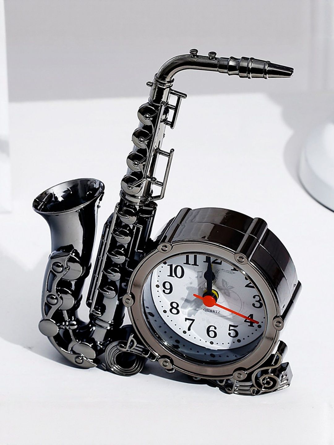 DEALSEVEN FASHION Black & White Vintage Alarm Clock-picture-21