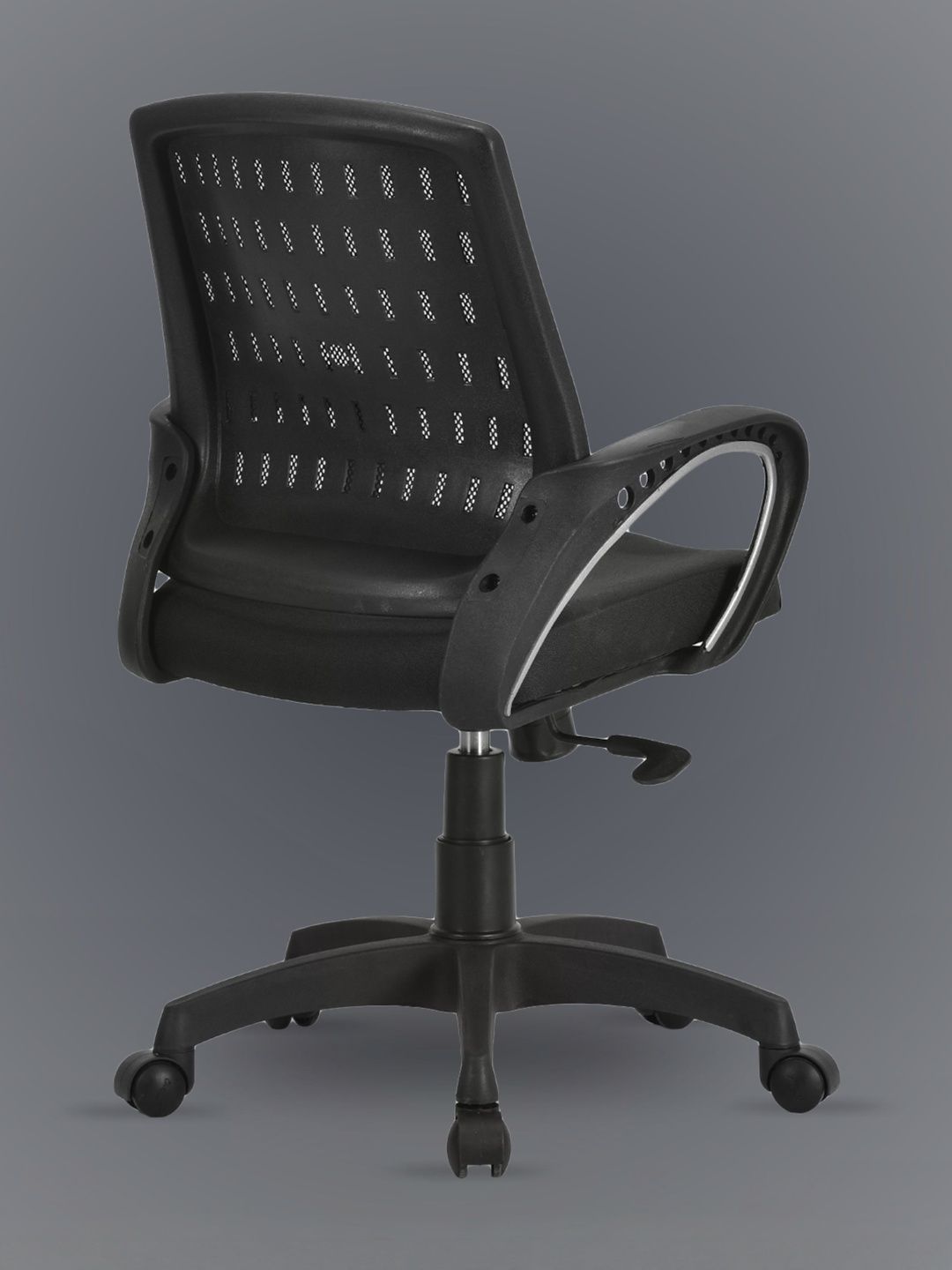 FUGO Black Ergonomic Adjustable Office Arm Chair-picture-23