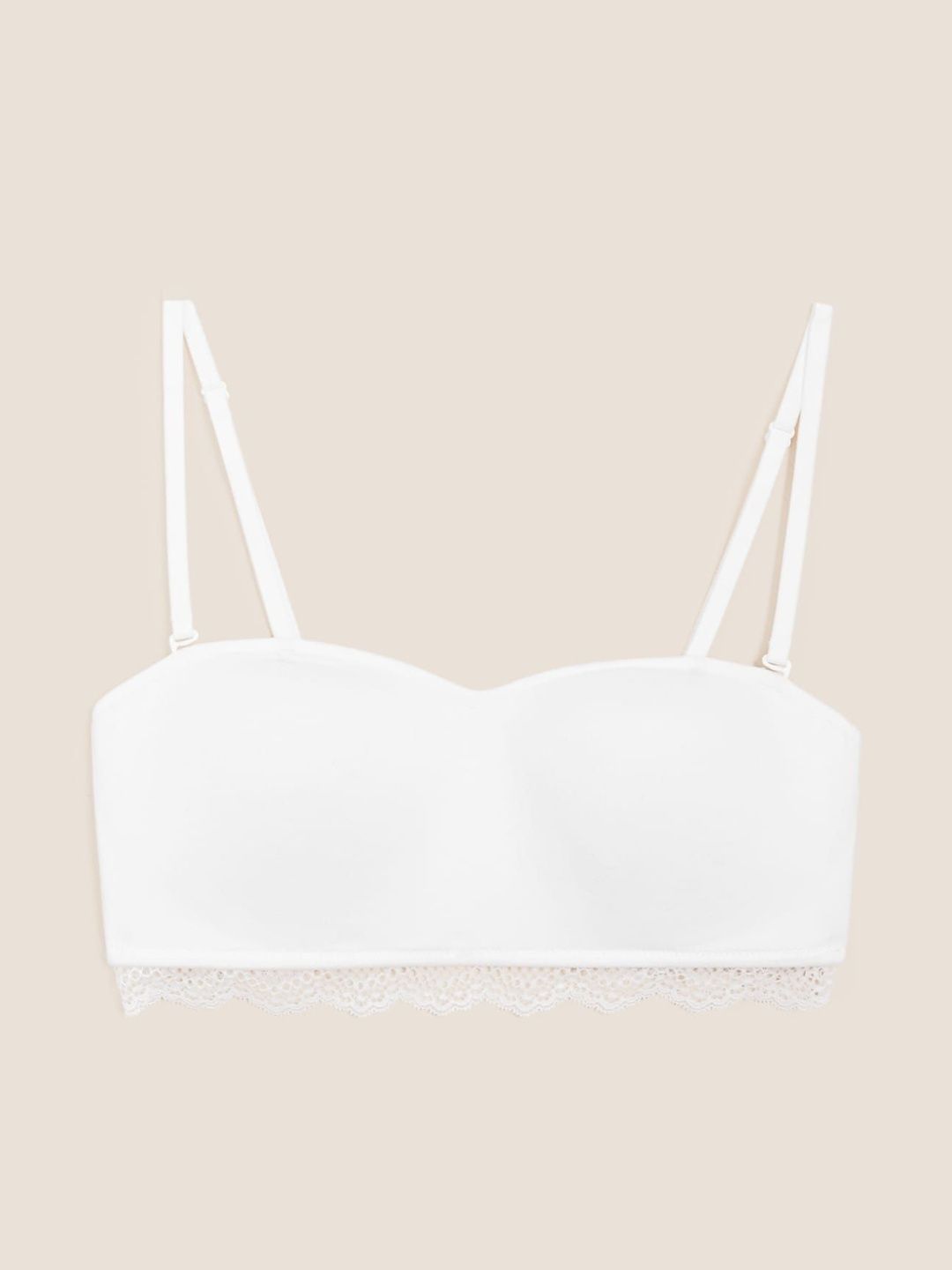 Marks & Spencer Women Medium Coverage Lightly Padded Non Wired Seamless Bandeau Bra-picture-17