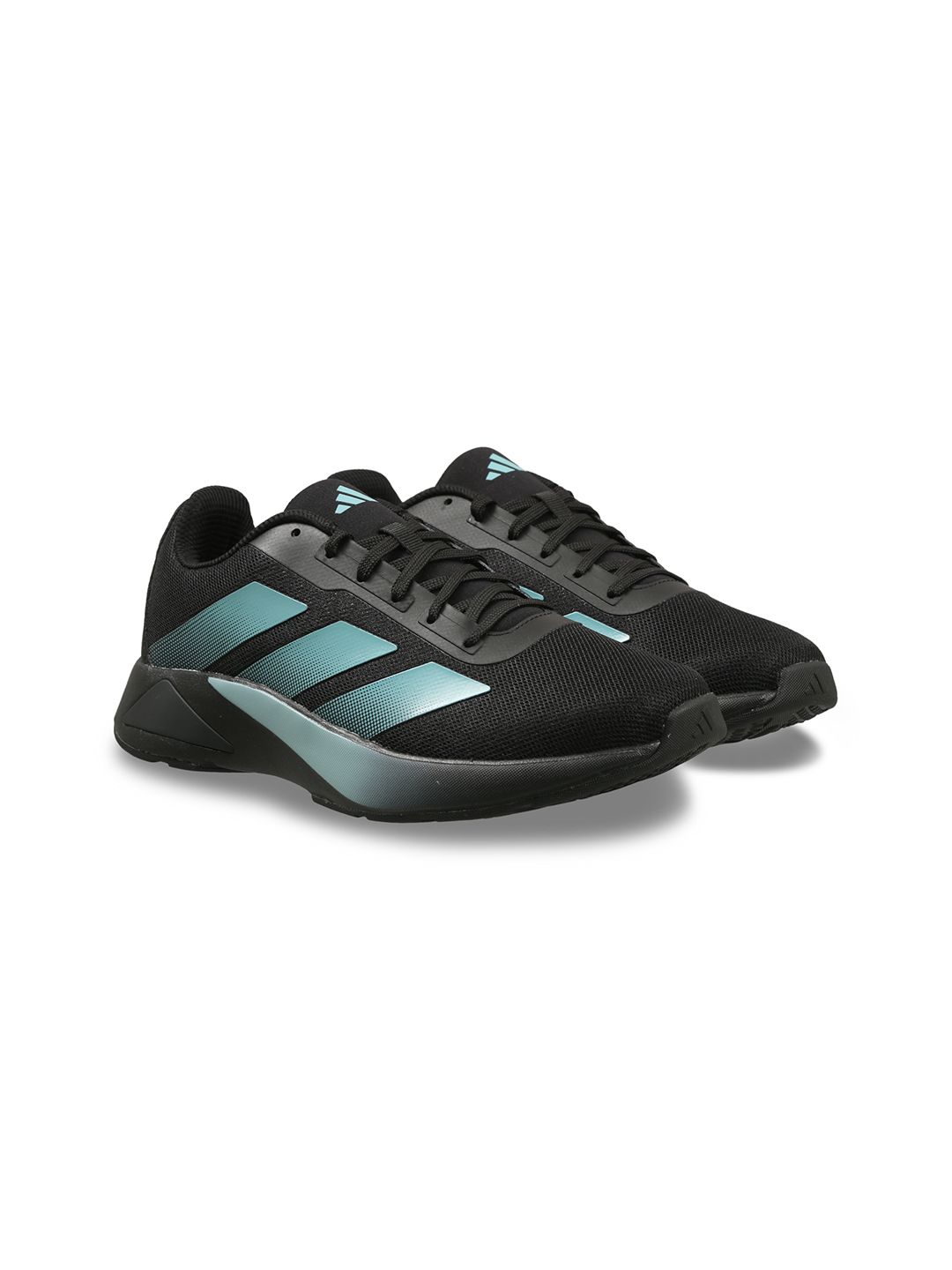 ADIDAS Men Woven Design Round-Toe Adiflair FW25 M1 Running Shoes with Striped Detail-image-1