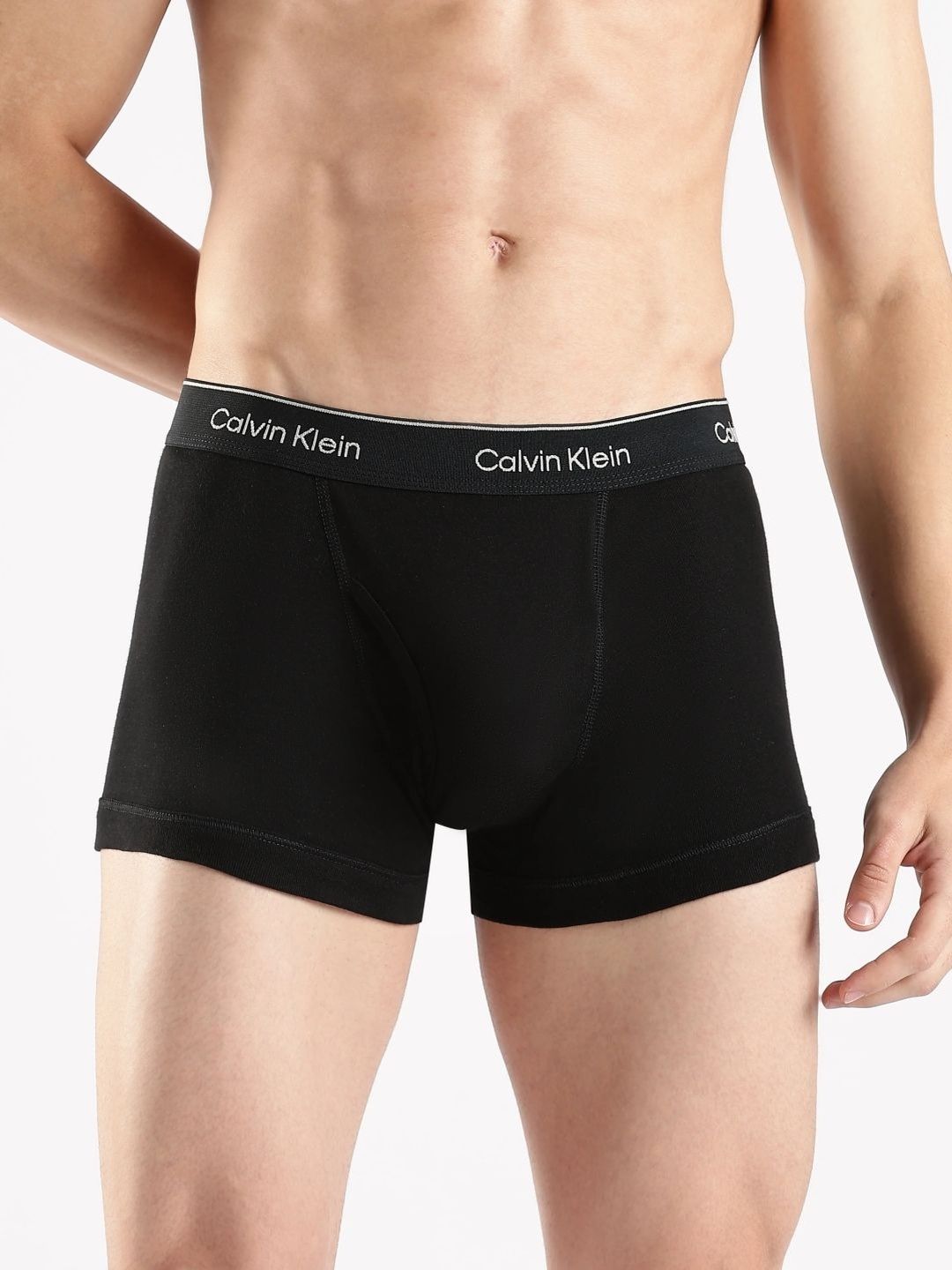 Calvin Klein Underwear Outer Elastic Pure Cotton Short Trunk-picture-27