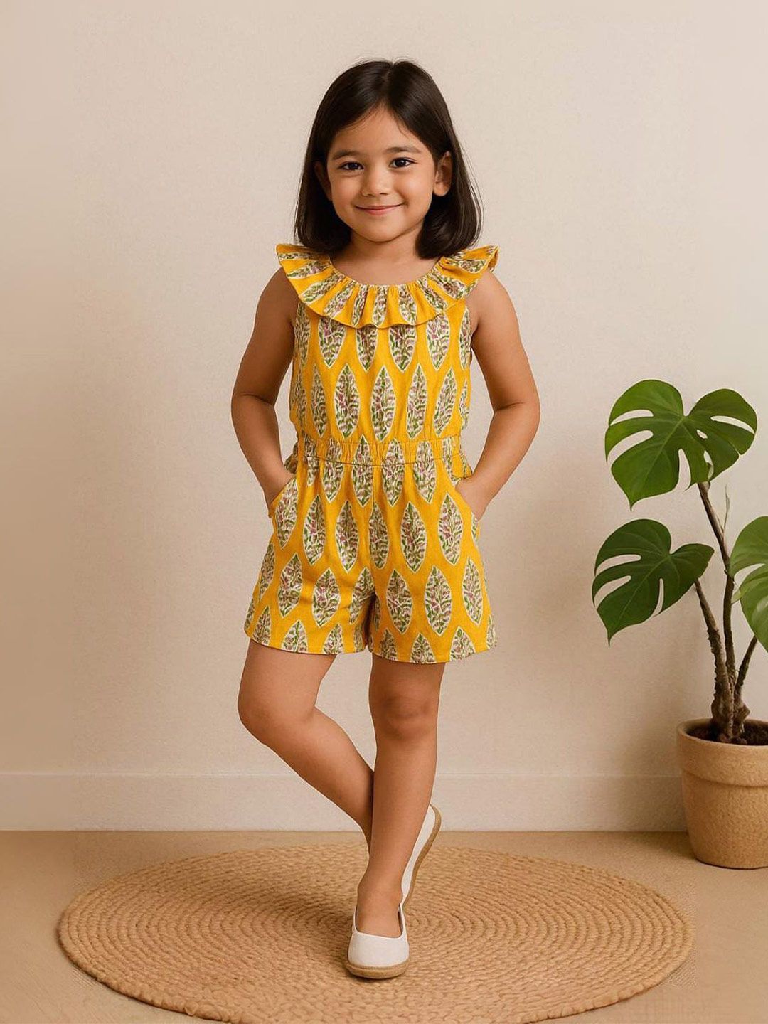 Urban Birdie Girls Printed Jumpsuit-picture-23