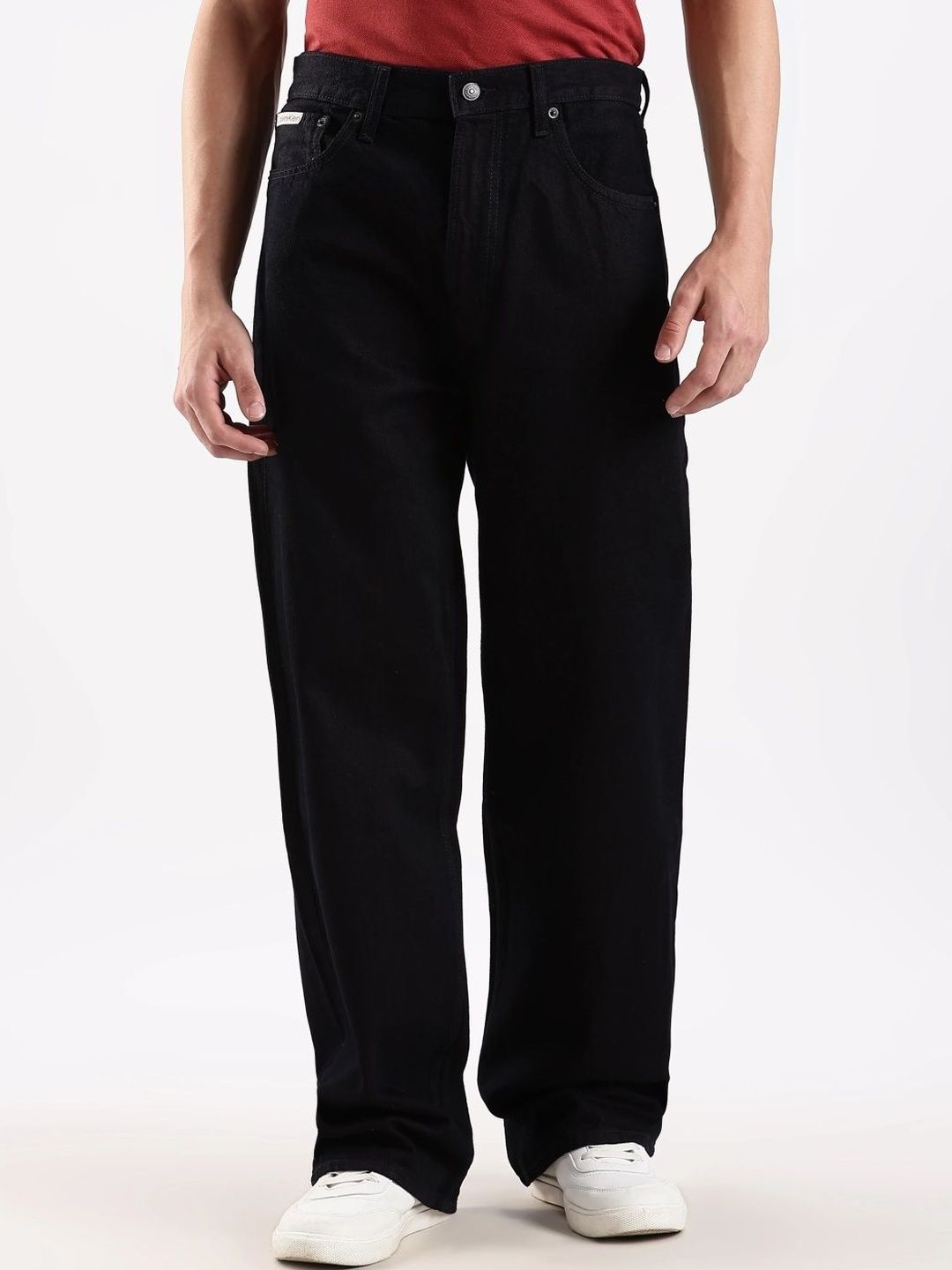 Calvin Klein Jeans Men Loose Fit Mid Rise Cotton Jeans-picture-57