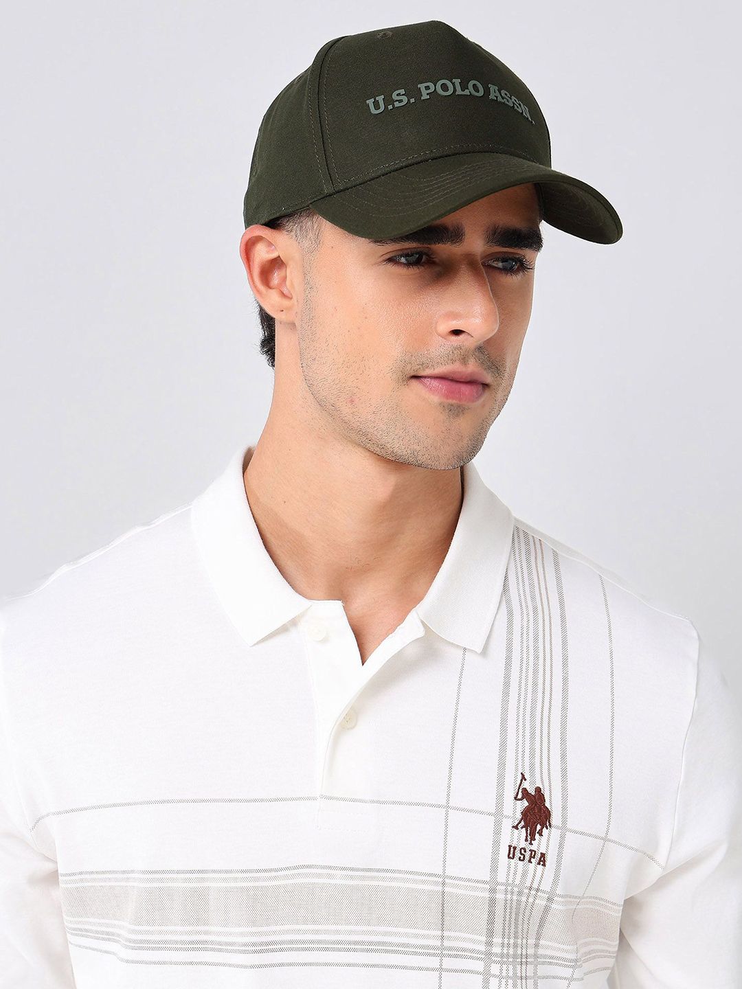U.S. Polo Assn. Men Printed Pure Cotton Baseball Cap-picture-41