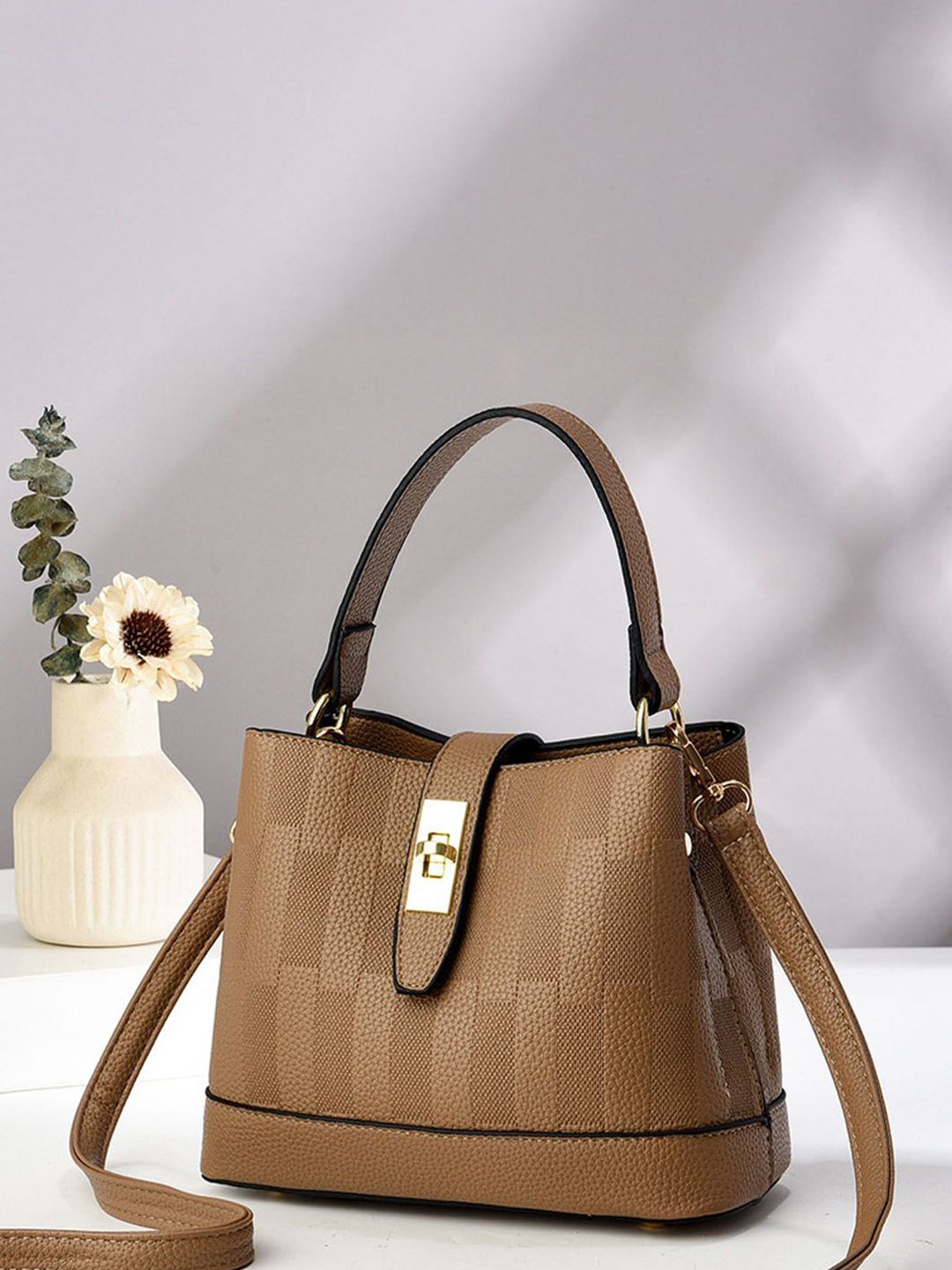 StyleCast PU Shopper Handheld Bag With Detachable Sling Strap-picture-28