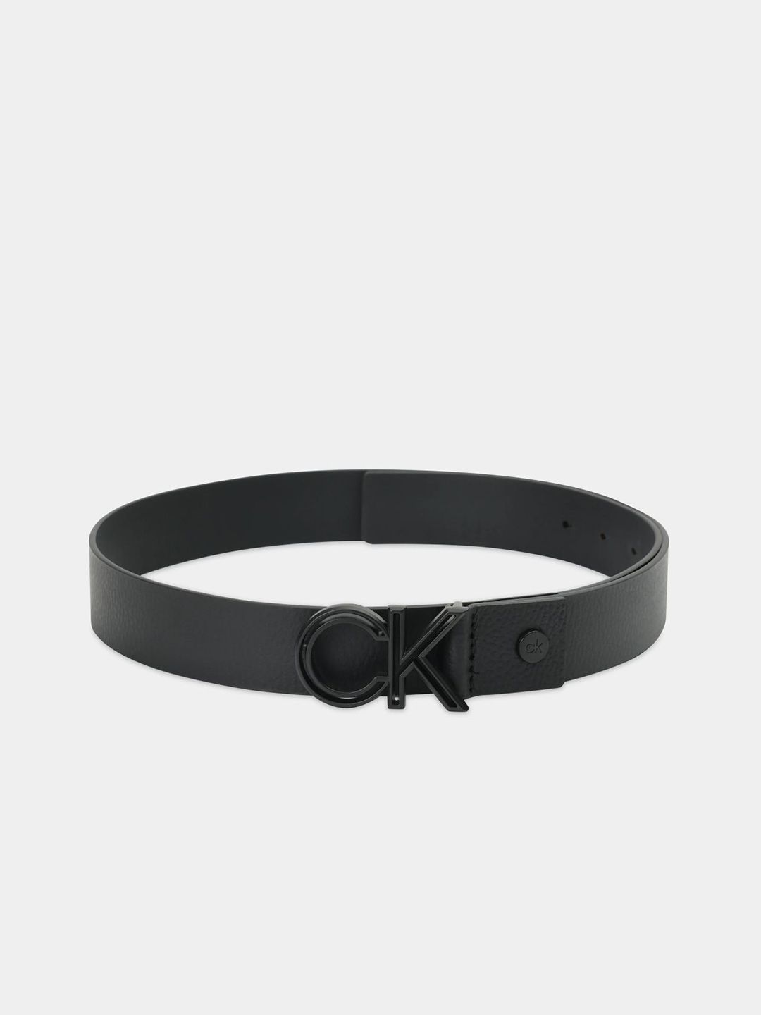 Calvin Klein Men Textured Leather Push Pin Belt-picture-12
