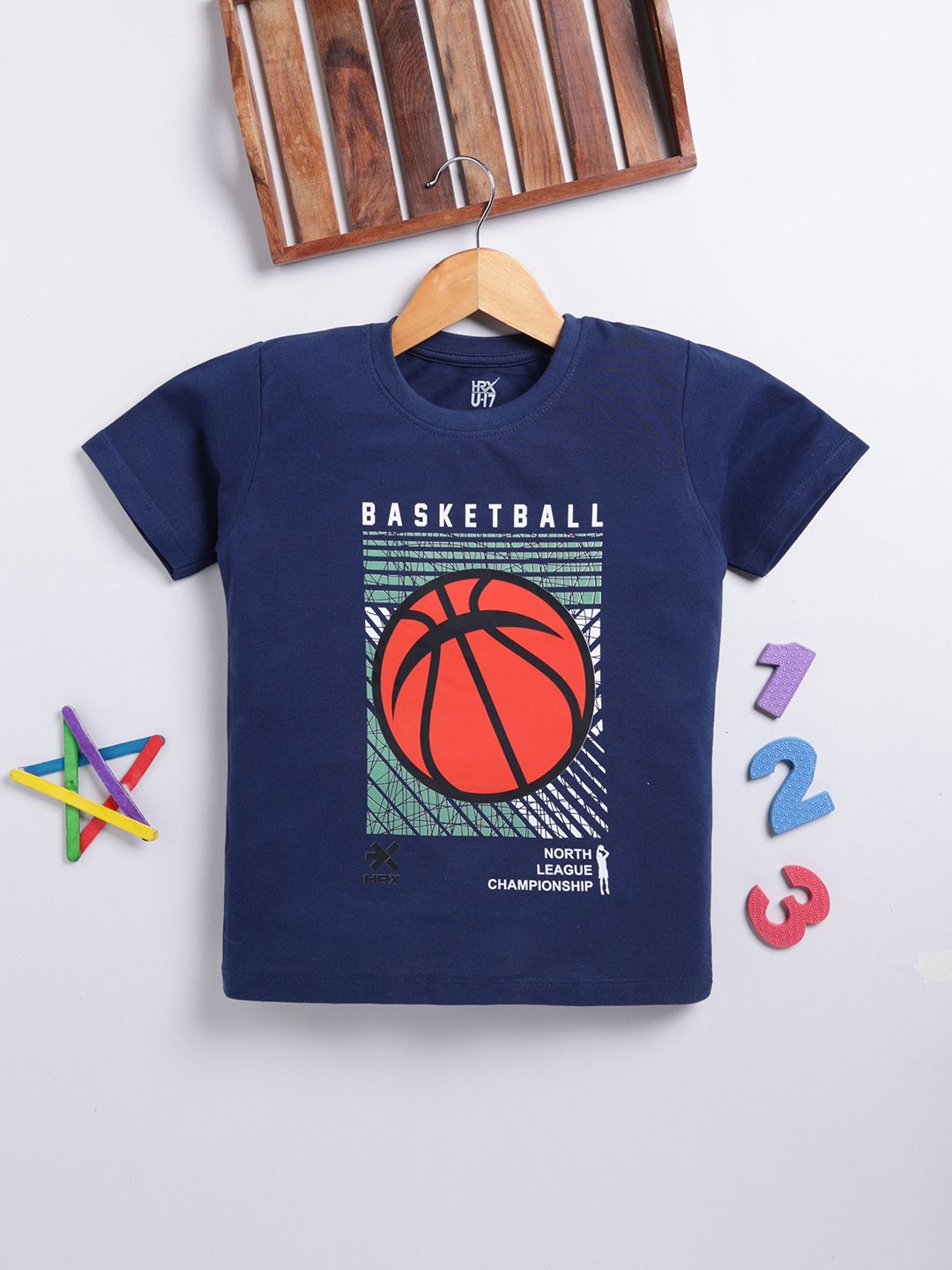 HRX by Hrithik Roshan Boys Printed Rapid Dry Sports T-shirt-picture-33