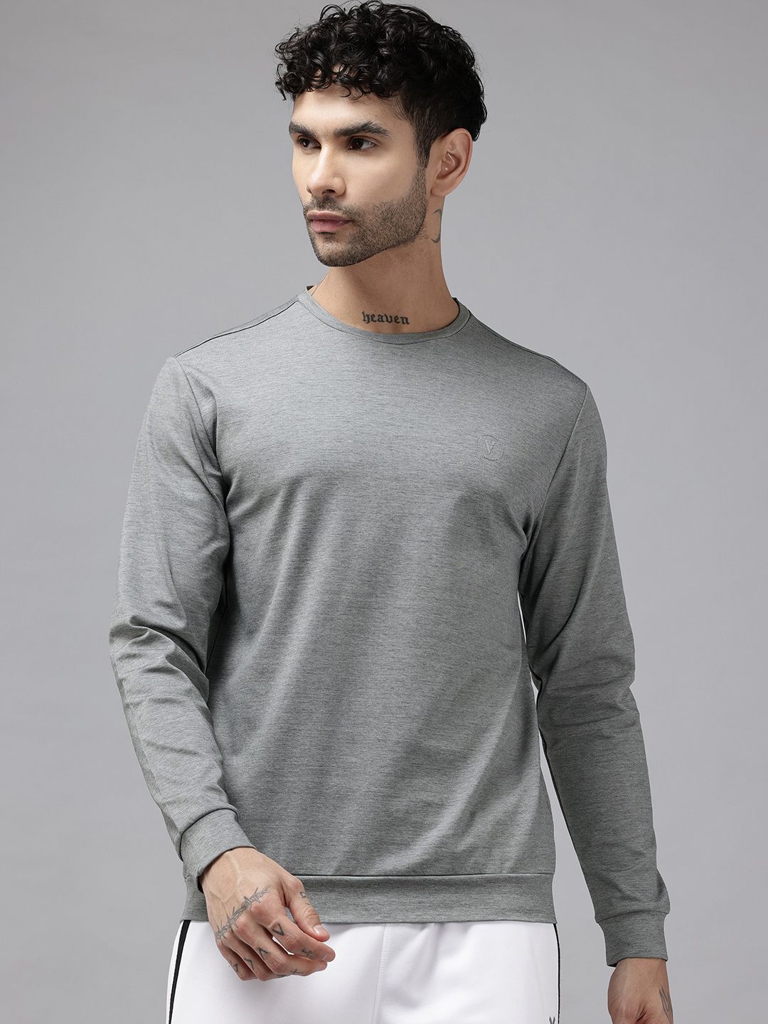 Van Heusen Flex Brand Logo Detail Sweatshirt-image-39
