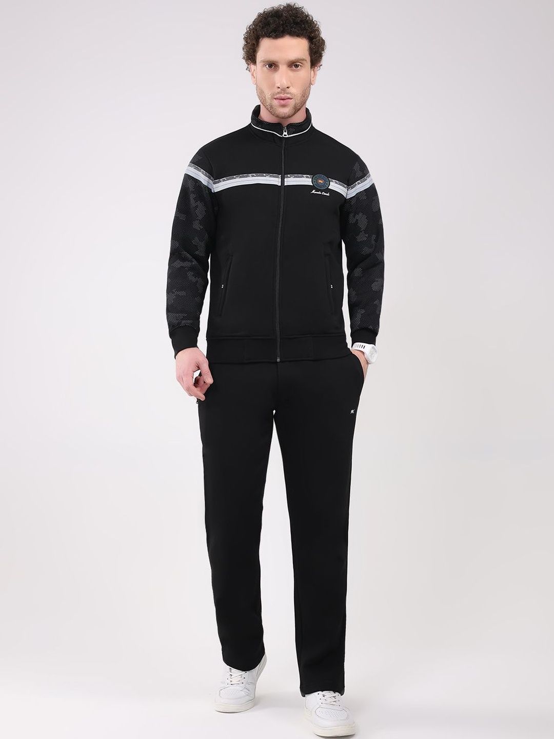 Monte Carlo Men Mock Collar Long Sleeve Tracksuit-picture-14