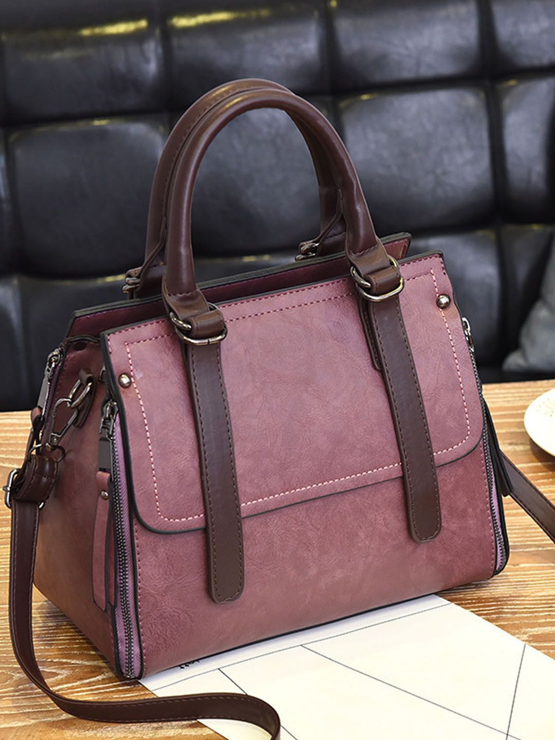StyleCast PU Structured Handheld Bag-picture-45