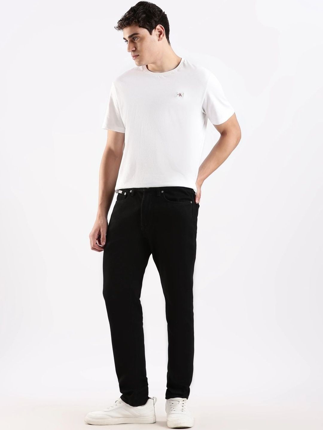 Calvin Klein Jeans Men Slim Fit Mid-Rise Jeans-picture-19