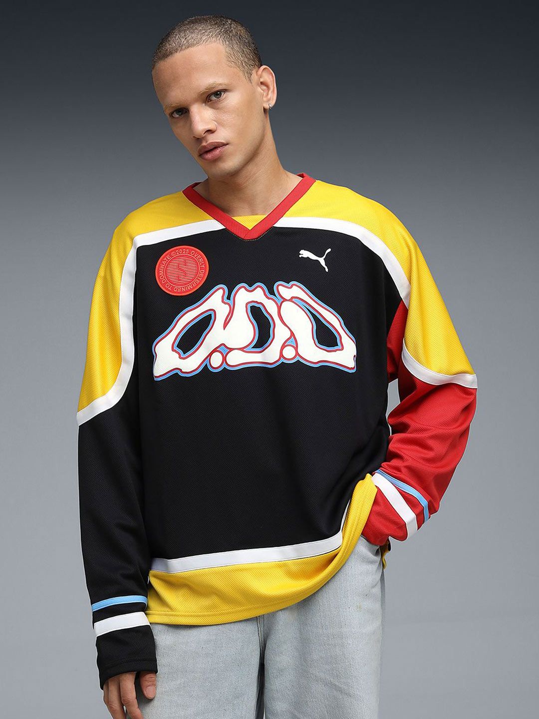 Puma Scoot Lab Men's Graphic Printed Oversized Hockey Jersey-picture-10