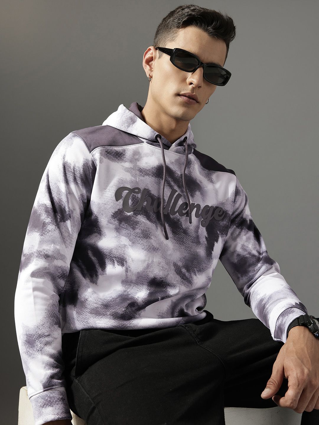 FCUK Typography Printed Hooded Sweatshirt-picture-46
